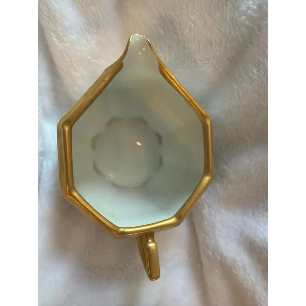 Antique Union Limoges Hand Painted Grape Creamer Eleanor McC Taetz Gold Trim